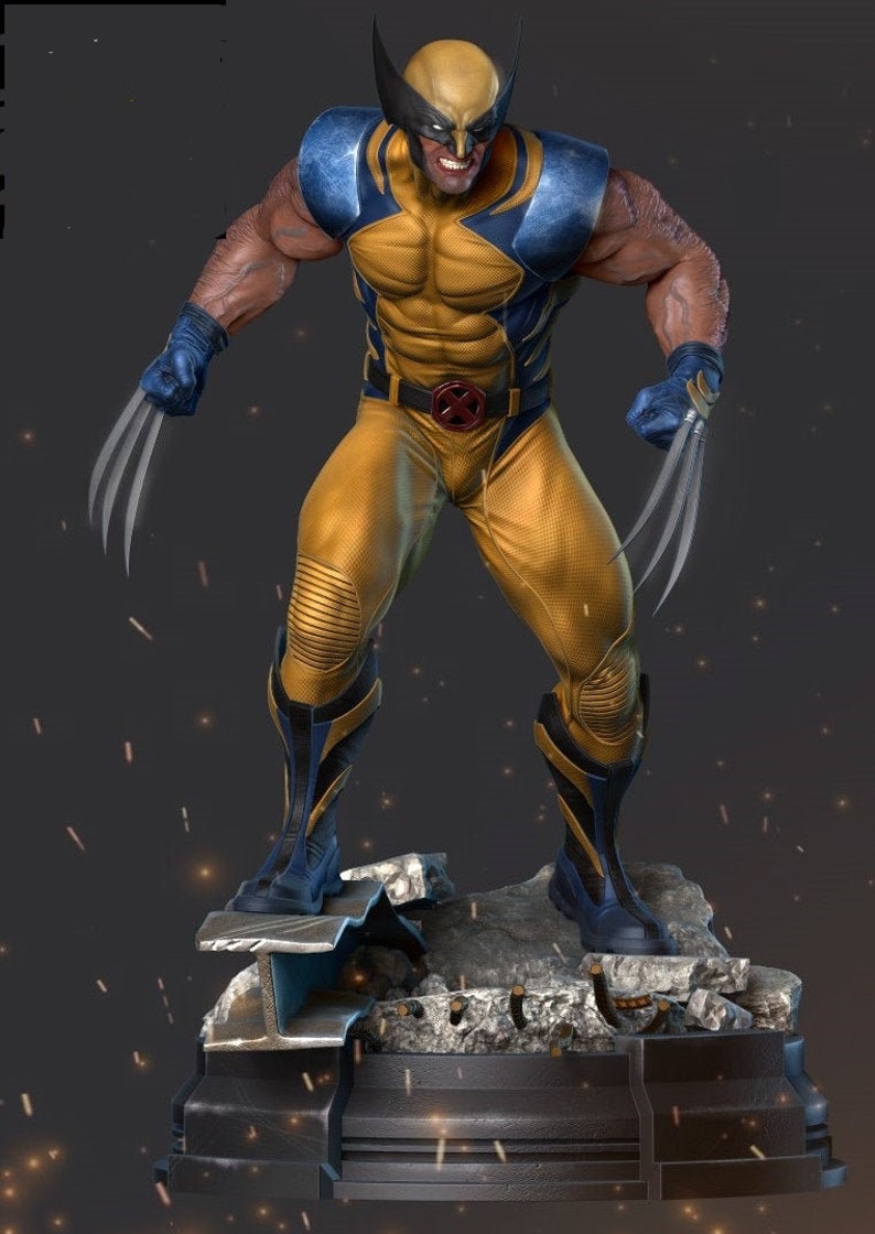 Wolverine Figure XL Wolverine Display Model Xmen Figures Etsy
