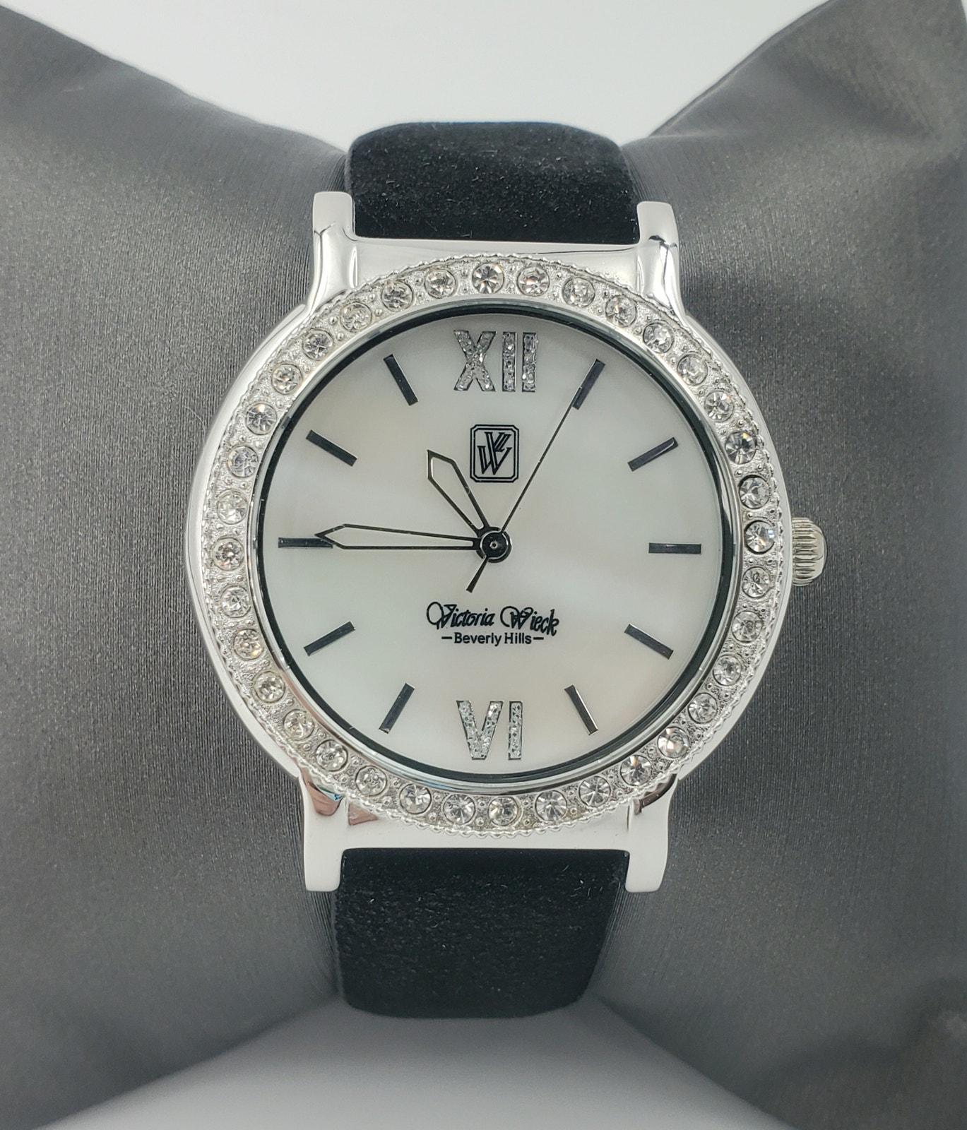 New* Victoria Wieck Emerald Cut Stones, 5 Interchangeable Bands Watch Victoria Wieck - Etsy main image 3
