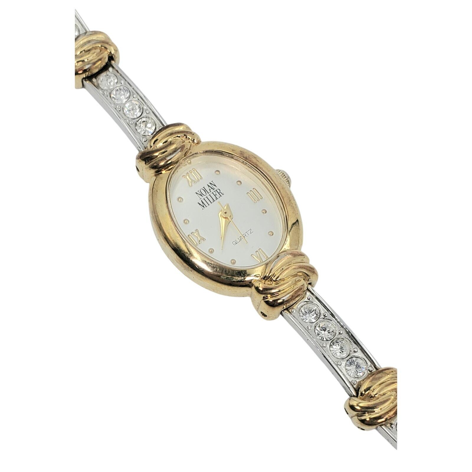 Nolan Miller watch NOLAN MILLER Glamour Collection Rhinestone Silver Tone  main image 3