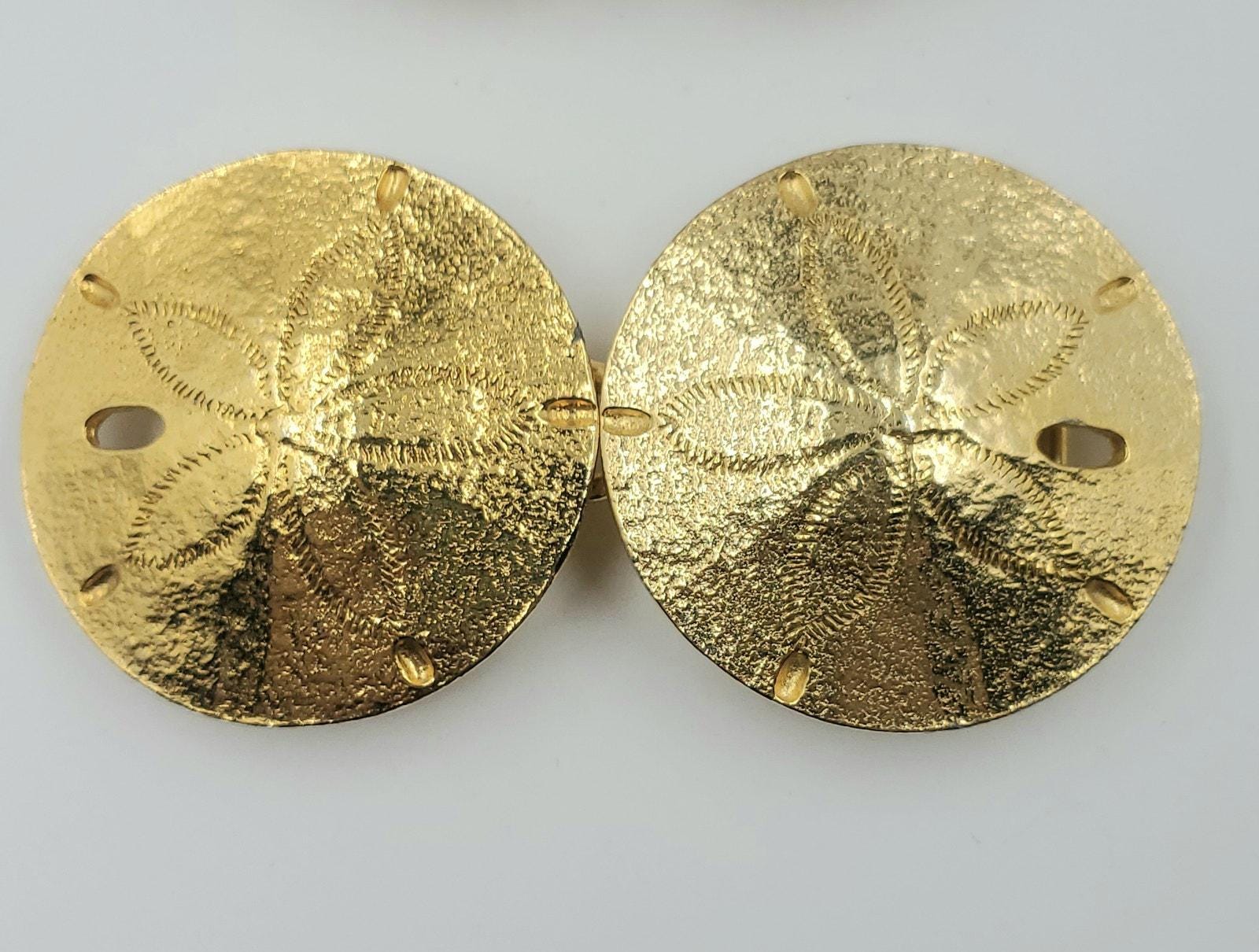 Vintage Mimi Di N Lot of 2 Belt Buckles - 1974 Sand Dollars  display picture 1