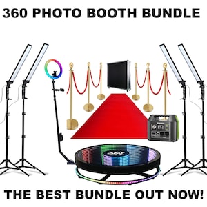360 Infinity 36インチフォトブース 自動回転式インフィニティLED 360度フォトブース ビッグバンドル 5年保証