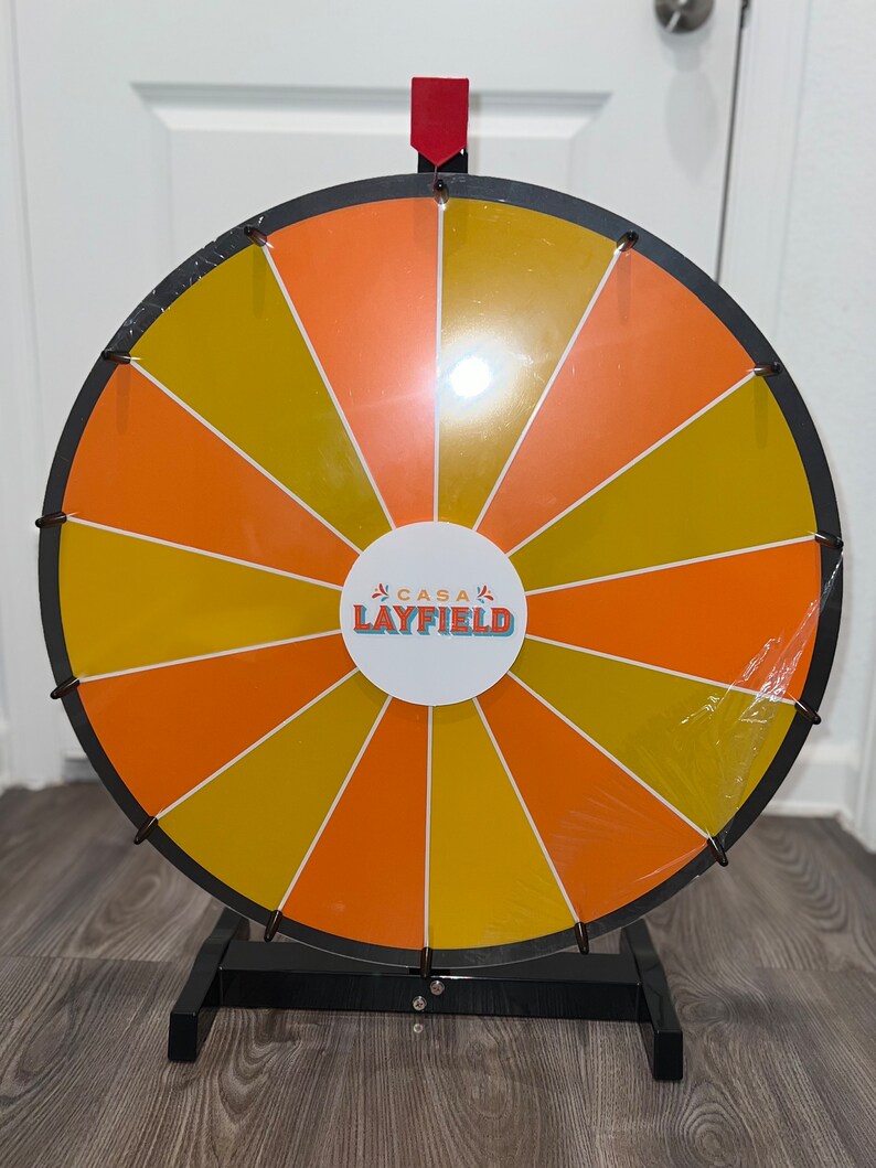 Custom Prize 24 Wheel Fortune PRIZE SPINNER Wheel Spinner Prize Winner