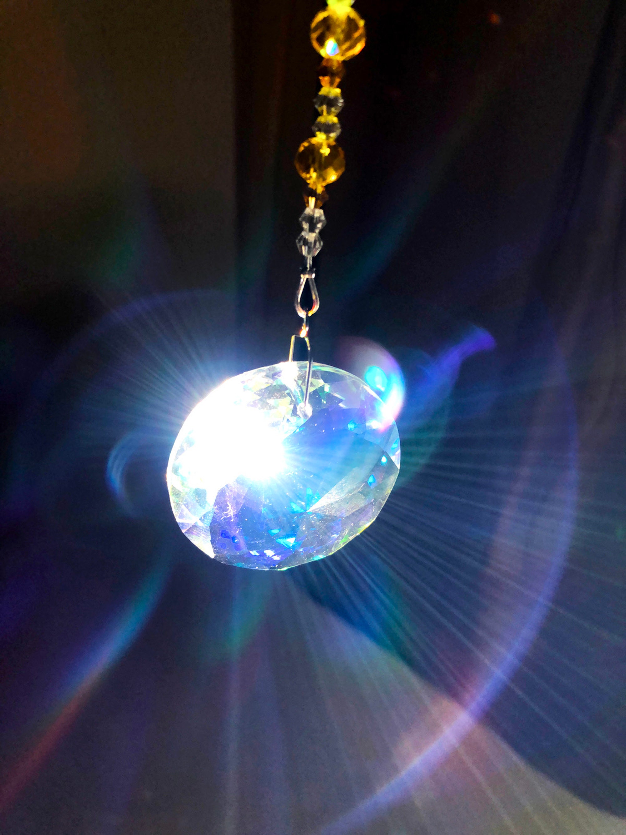 AB Crystal Prism Diamond Ball Crystal Prisms for Suncatchers Etsy
