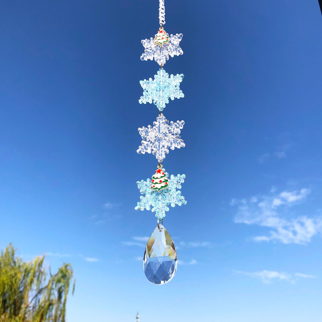 Crystal Suncatchers Window Sun Catcher Hanging Drop Crystals Etsy