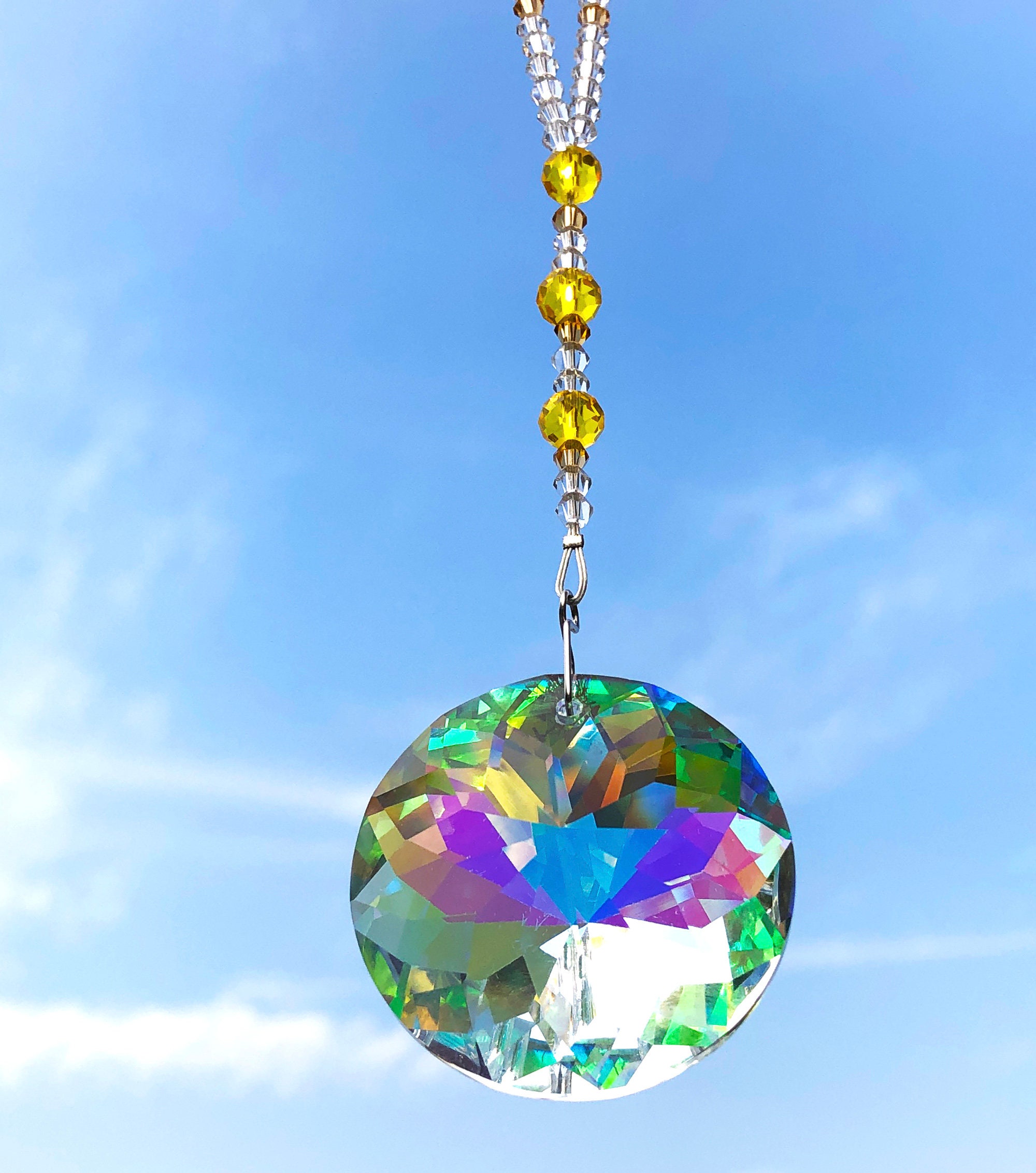 AB Crystal Prism Diamond Ball Crystal Prisms for Suncatchers Etsy