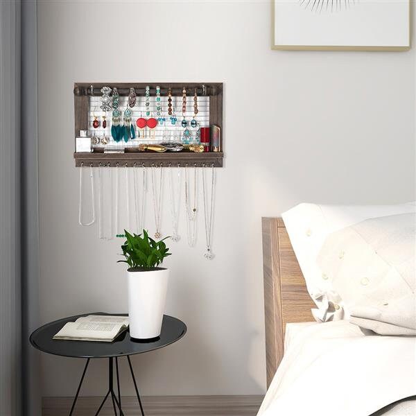 Soporte de joyería montado en la pared / Gerente de joyería | Etsy