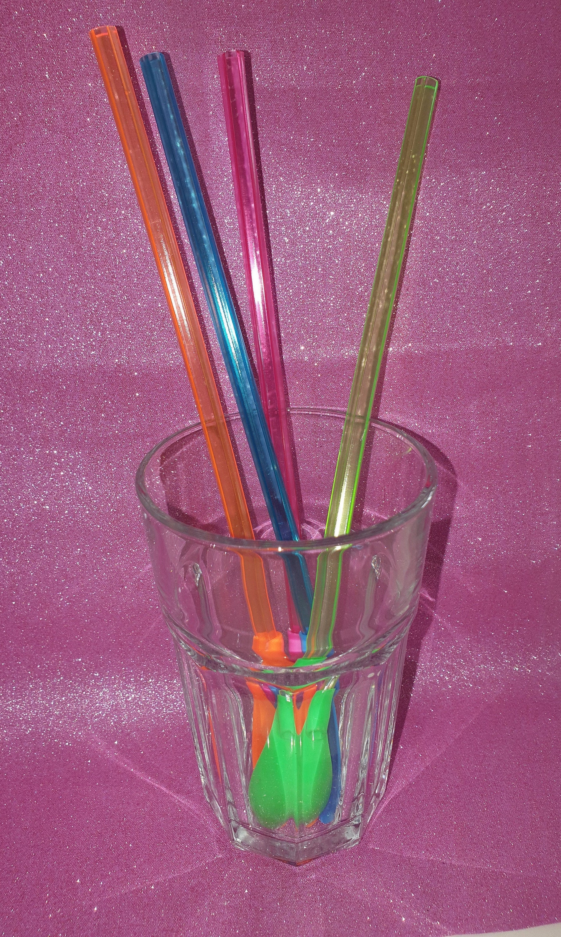 Drinking Straw With Spoon Sundae Spoon Smoothie Spoon Etsy UK