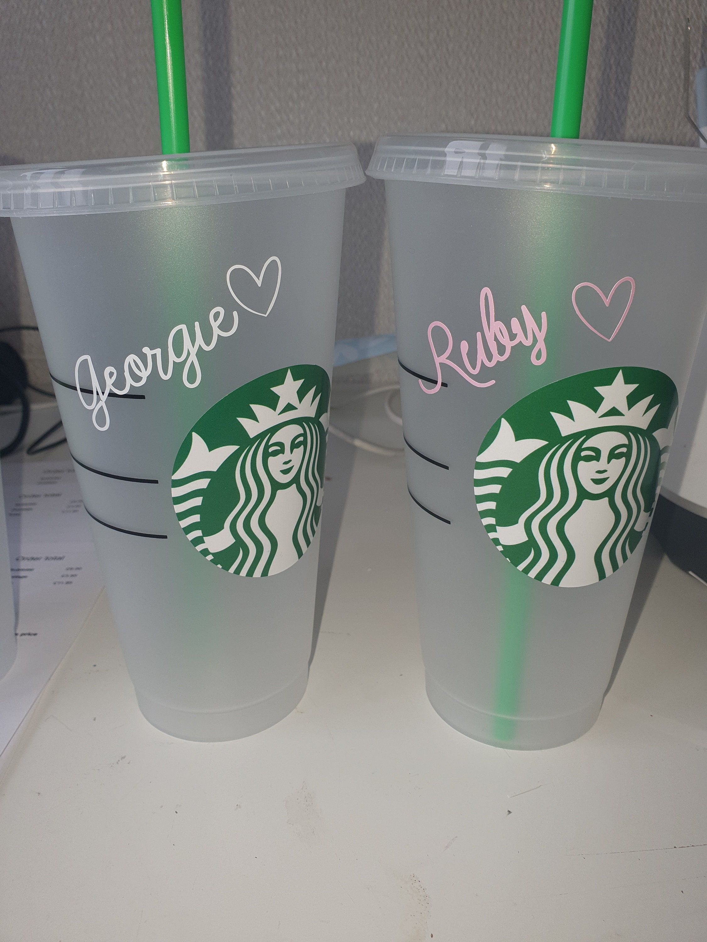 UK seller personalised Starbucks cup 24oz venti cup Etsy