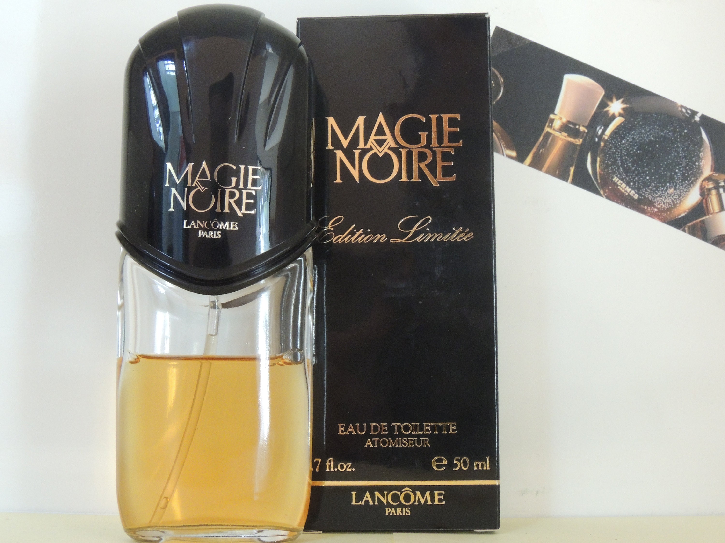 Magie Noire Edition Limitee Lancome Finland Vintage Edt 100% Toilette Spray - De Eau 50ml Etsy Original