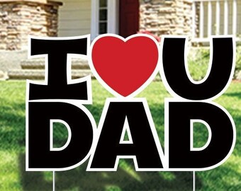 I Love You Dad Sign Etsy I Love You Dad Sign Etsy