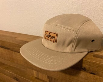 Sombrero de 5 paneles, Hipster, Denim & Suede, Army Green, Full Camo, Tan, Negro, Rayas Azul-Blancas, Gris-Áceo