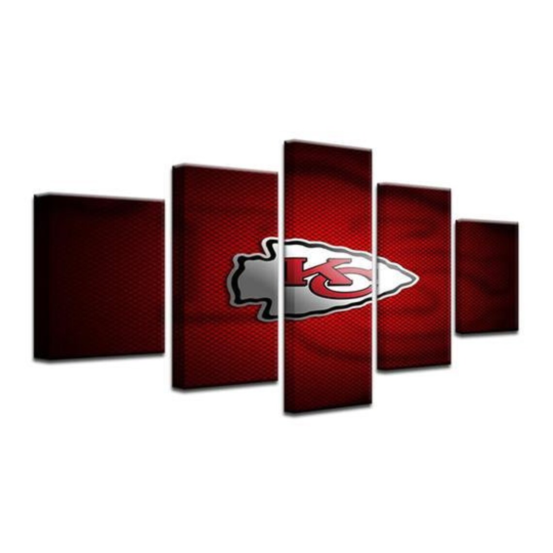 Kansas City Chiefs 1 Logo Football NFL Sports Canvas Wall Art Etsy