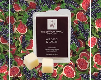 Wild Fig and Cassis - Highly Scented Wax Melts - All made from 100% Natural Soy Wax, Vegan and Cruelty Free