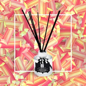 Rhubarb & Custard Reed Diffuser/Refill Bottle: Handmade Home Fragrance (100ml/200ml)