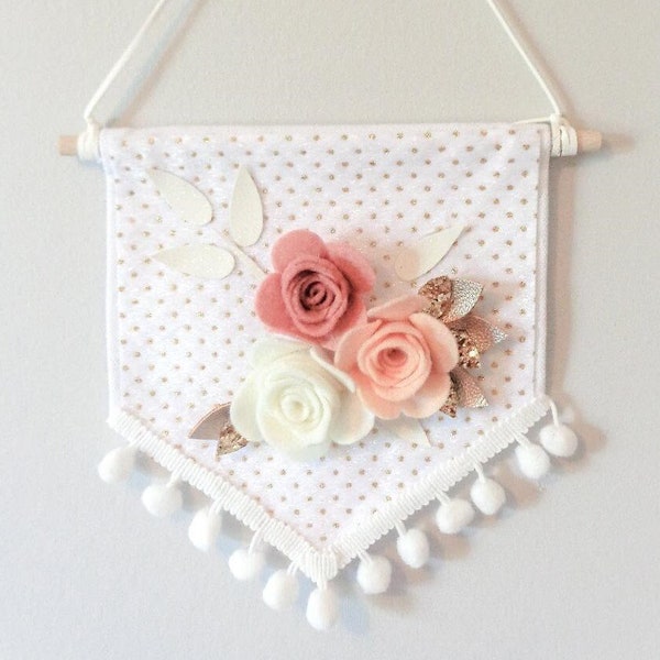 Felt Wall Flower Etsy