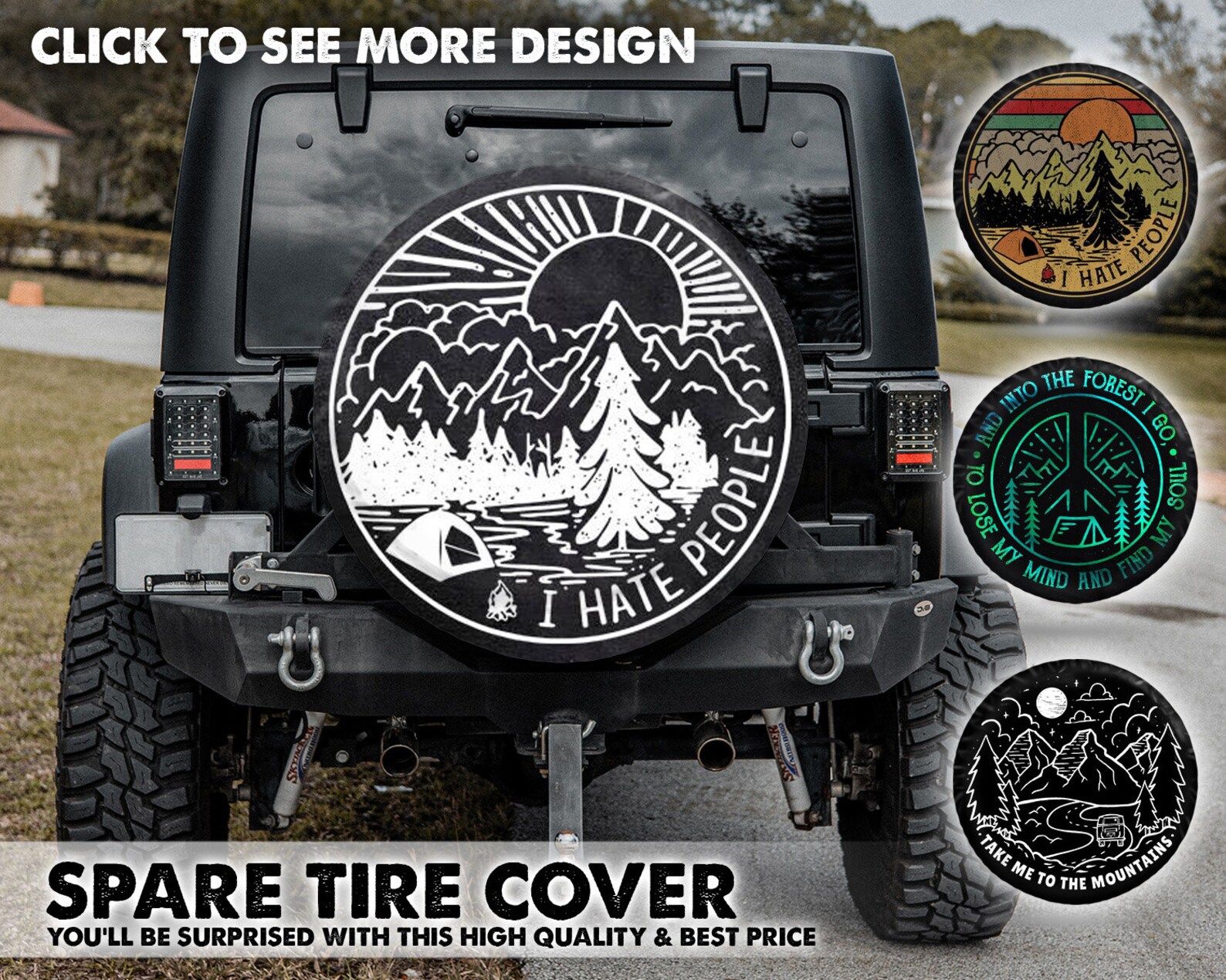 Mountain Spare Tire Covers Cute Mountain Covers For Car Car Etsy