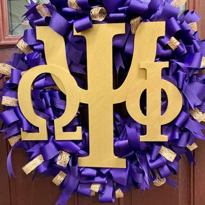 Corona personalizada Omega Psi Phi
