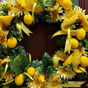 Lemon Garden Wreath