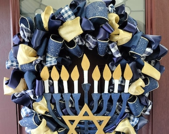 Happy Hanukkah Wreath!