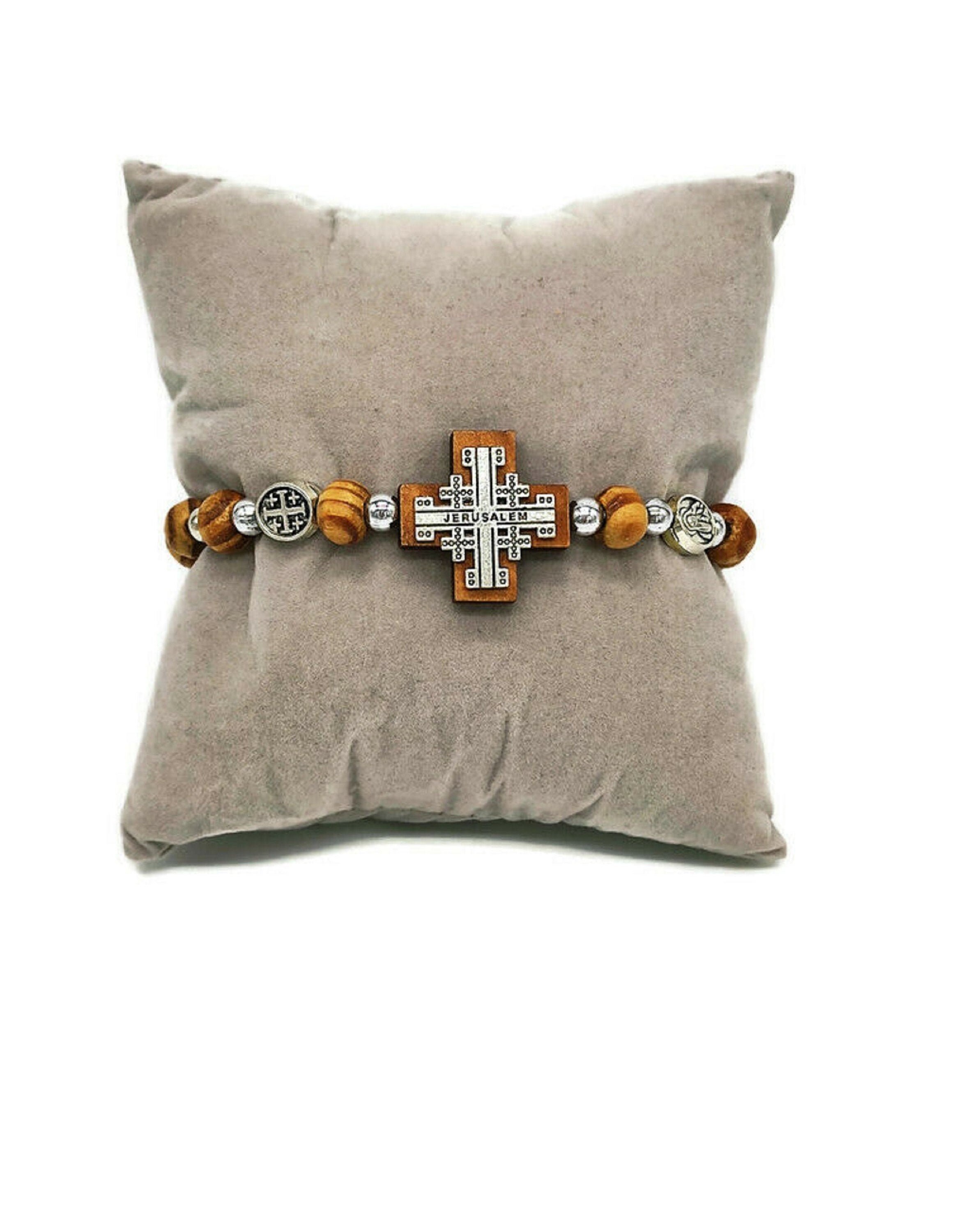 Olive Diamonds”: Bracelet porte-bonheur en bois d'ébène naturel, perles en  bois noir en forme d'olive, bouddhisme tibétain, diamant. – Corano Jewelry