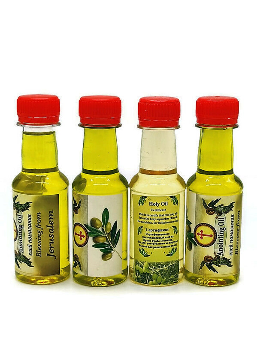 Anointing Oil Holy Jerusalem From Sepulcher Church Holy Land Religious