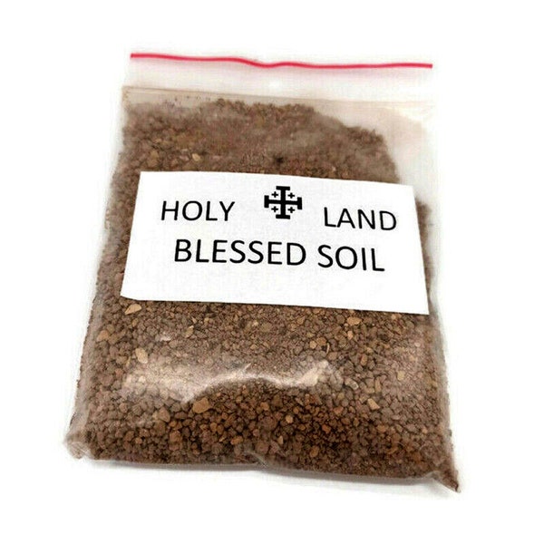 Blessed Soil by Pope Francis Bethlehem Holy Land Bible Jesus Earth Souvenir