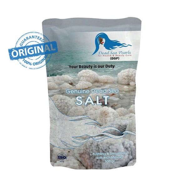 Bagno Naturale di Sale del Mar Morto 10.5oz / 300gr Sali Puri 100% Minerali Grana Fine sapori multipli