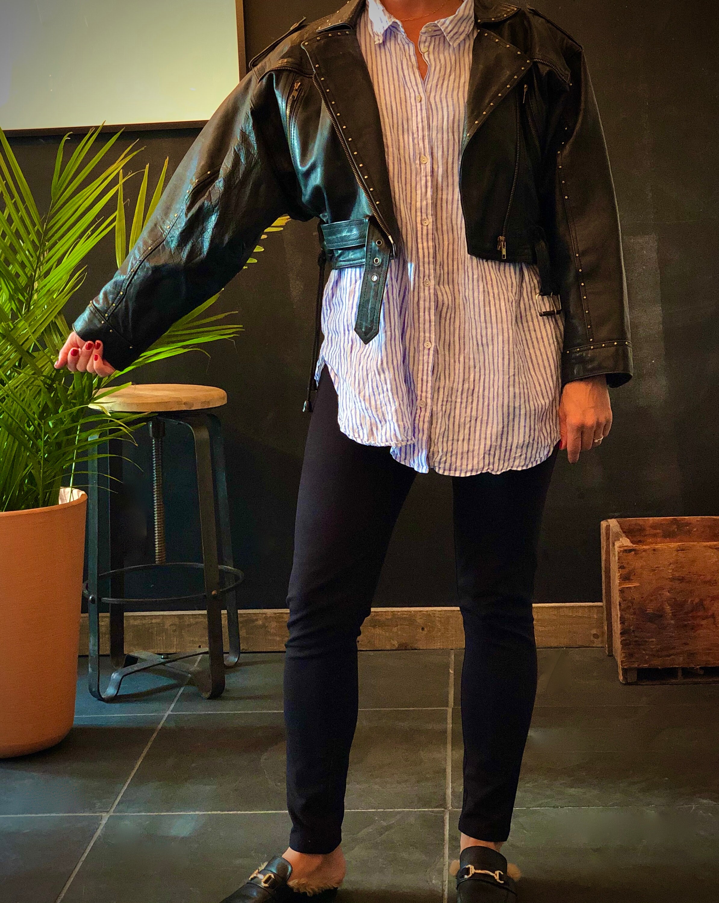 Real Vintage - Leather Jacket - Etsy