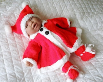Modello natalizio a maglia - Bambole Berenguer - 17-19 pollici - Set cappotto di Babbo Natale-pdf Download istantaneo
