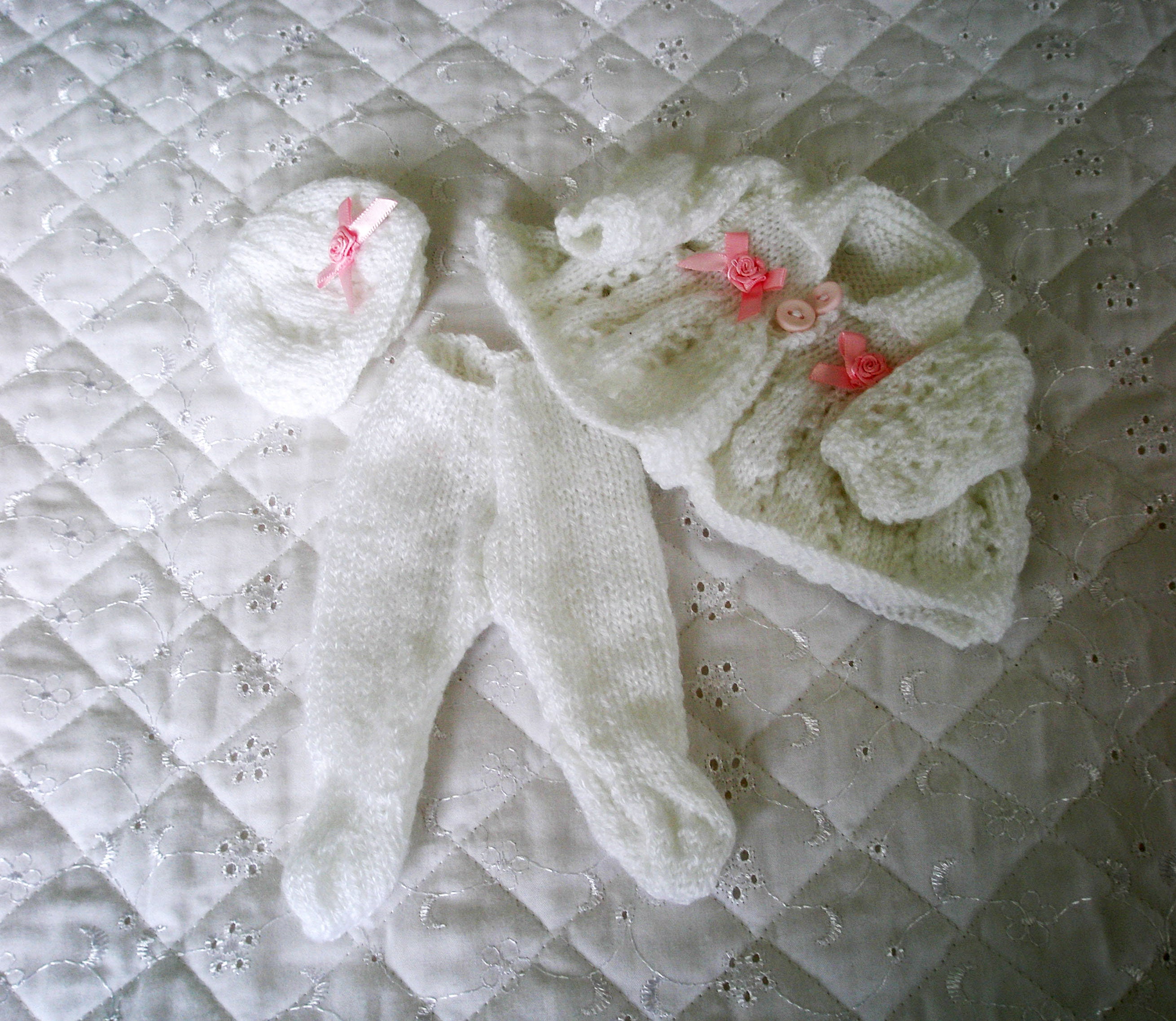 Dolls Clothes Knitting Pattern Lacy Pram Set Pdf for 10 Inch Etsy