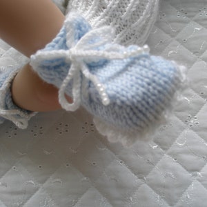 Baby Boys maglia modello Cardigan, 0-3 mesi, bambola Reborn 20-22, download digitale PDF immagine 9