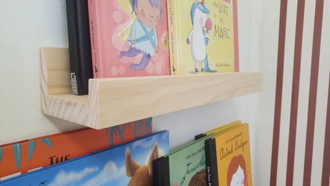 Book Ledges Picture Ledge Kids Bookshelf Nursery Shelves Etsy Australia
