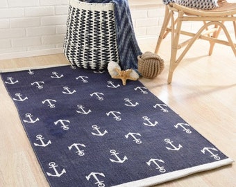 The choice of bed is essential to your night comfort. nautical rug etsy