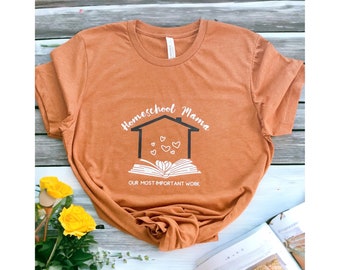 Homeschool Mom Shirt | Christian Teacher Shirt | Homeschool Mama Tee