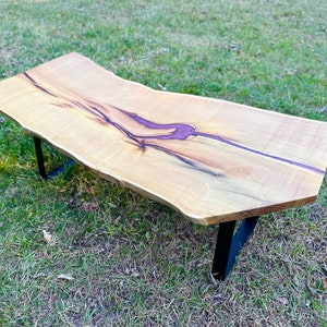 Live edge coffee table