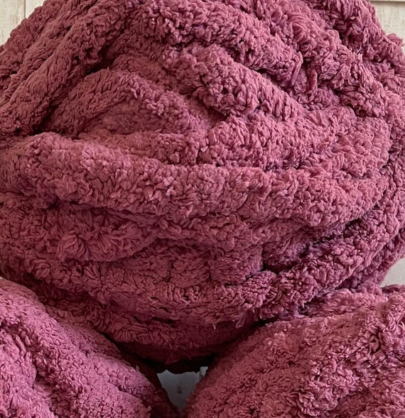 JUMBO Chenille Yarn NEW COLOR Orchid Loop a lot 8oz 226.8g 28y Polyester Super Bulky 7 low Shipping Rates With Combined Shipping Etsy Canada