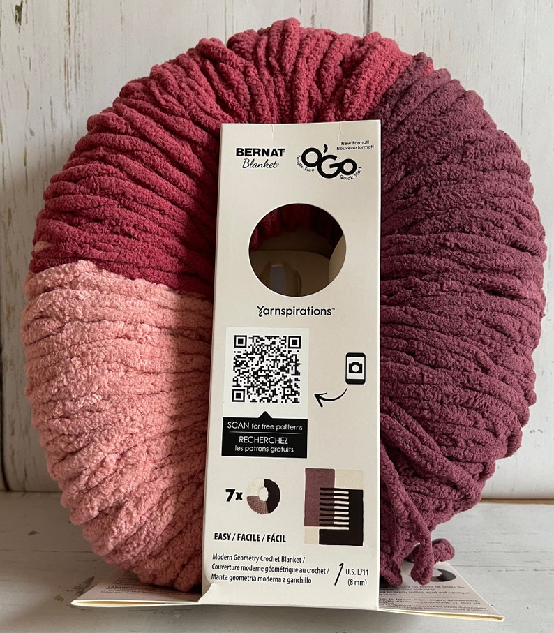 SHIRAZ New OGO Bernat Blanket Yarn Tangle Free Etsy
