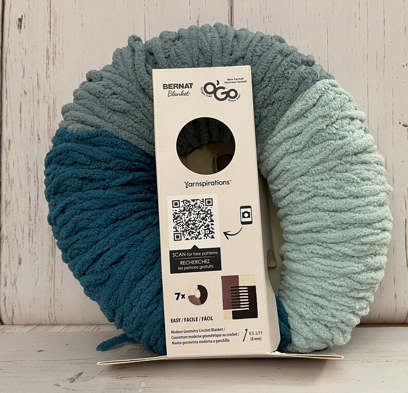 AGAVE New OGO Bernat Blanket Yarn Tangle Free Etsy