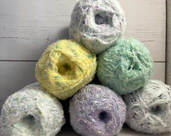 Cozy Boucle Yarn, Loops & Threads, Super Bulky Polyester