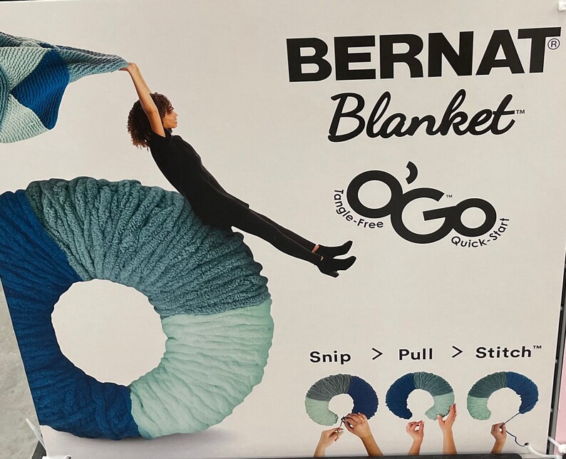 AGAVE New OGO Bernat Blanket Yarn Tangle Free Etsy