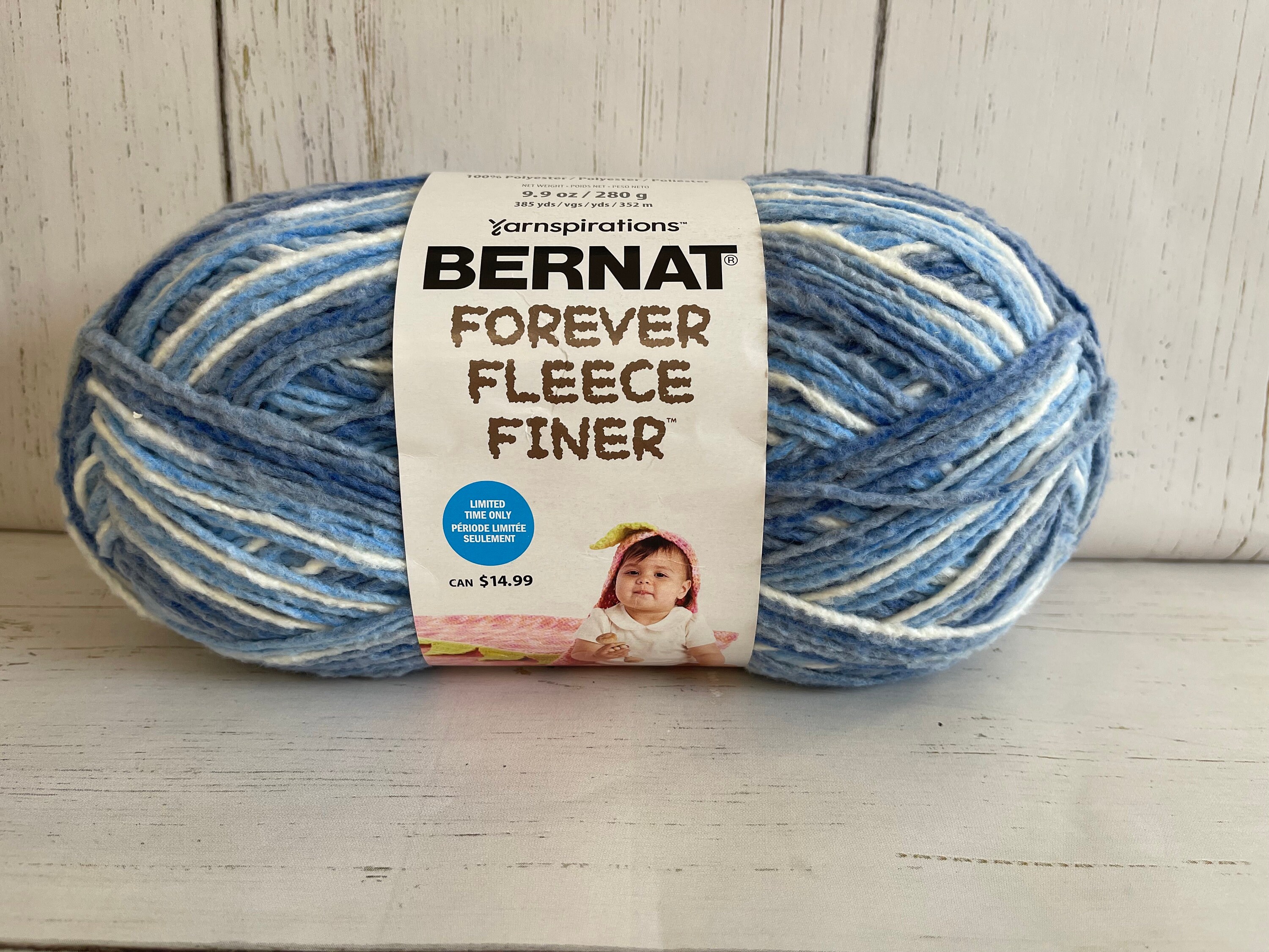 BLUEBERRY ICE Bernat Forever Fleece Finer - Etsy