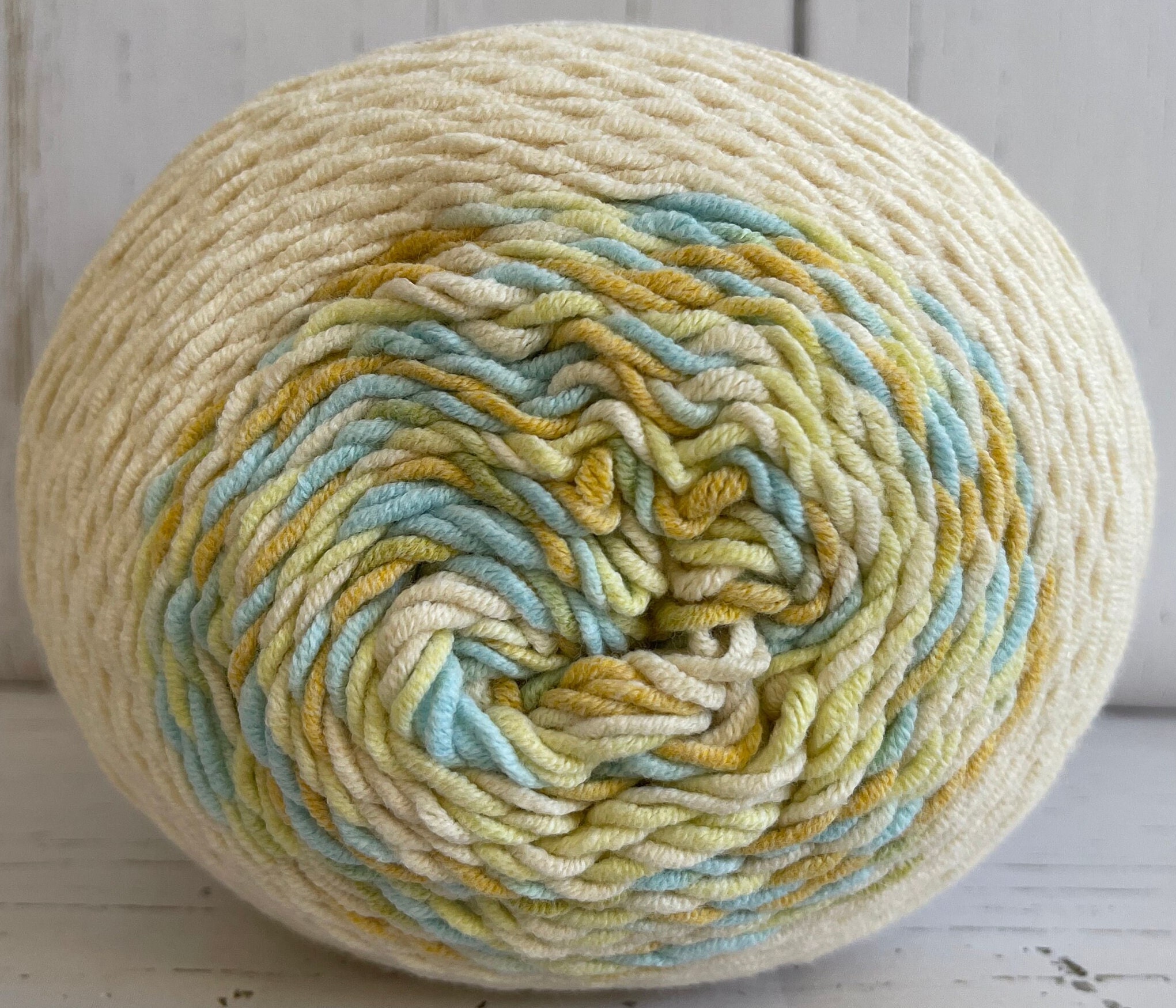 Chunky Yarn, 4 Colors, 5 1/3 Oz./295 Yards, Soft Wool Blend Yarn, Aran  Weight, Knitting Yarn, Self-striping Yarn , KATIA TWINS 