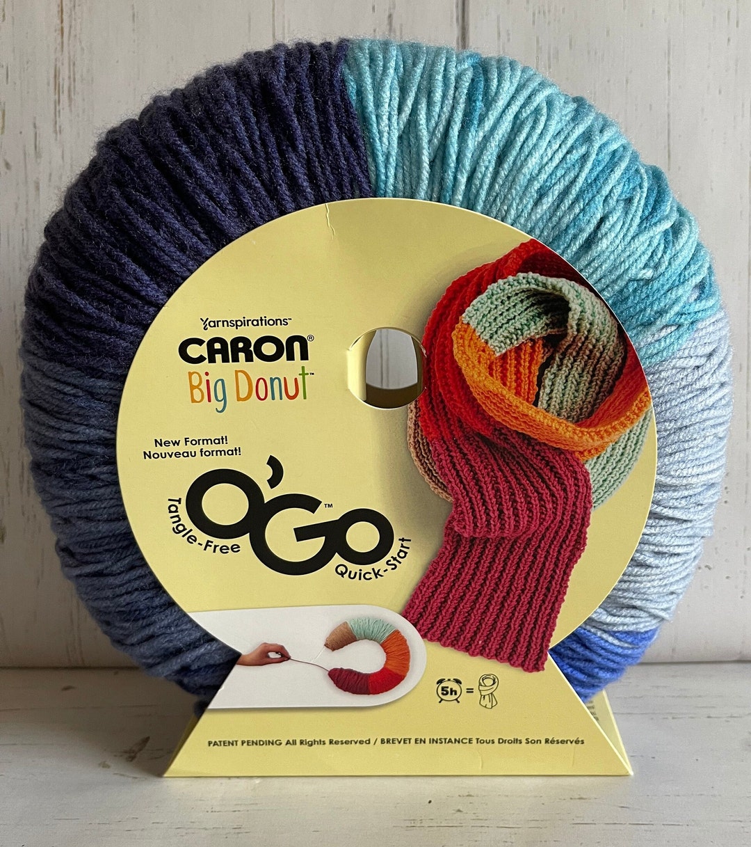 BLUE VELVET New Caron OGO Big Donut Etsy