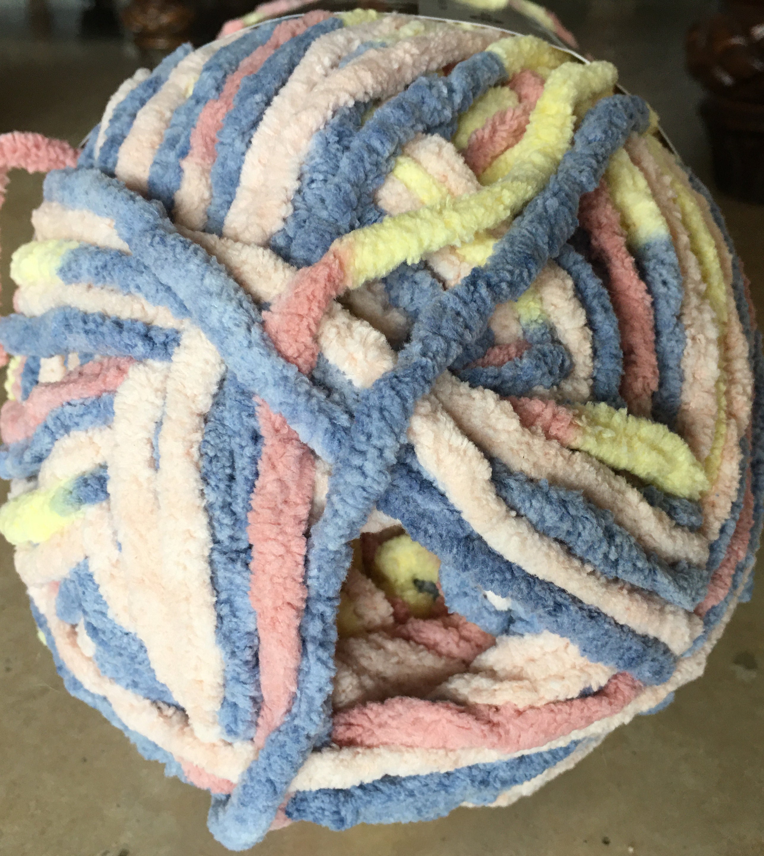 BERNAT BLANKET YARN Pink Lagoon 10.5oz/300g 220 Yards/201m Etsy