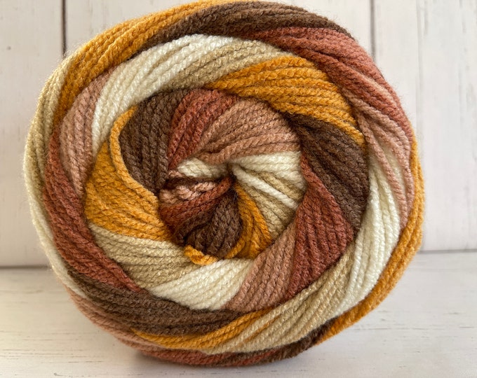 Tortoiseshell YARN Caron Cinnamon Swirl Cakes Etsy