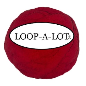 Red Chenille Yarn, Loop-A-Lot Chunky Yarn, Super Bulky #7~ Free Shipping Available ~