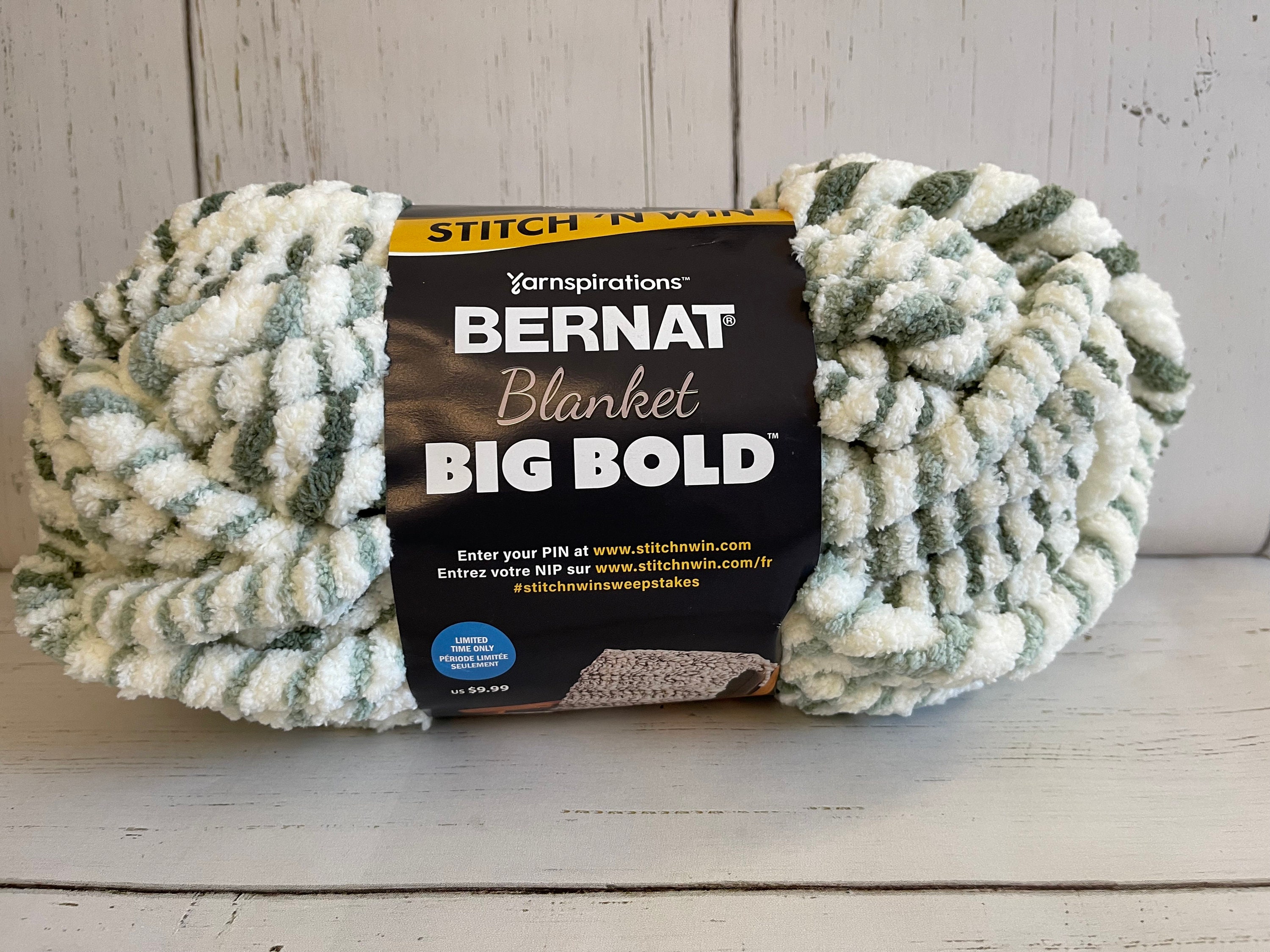 HOLD FOR LARISA ONLY Bernat blanket big bold misty smoke lot of 6