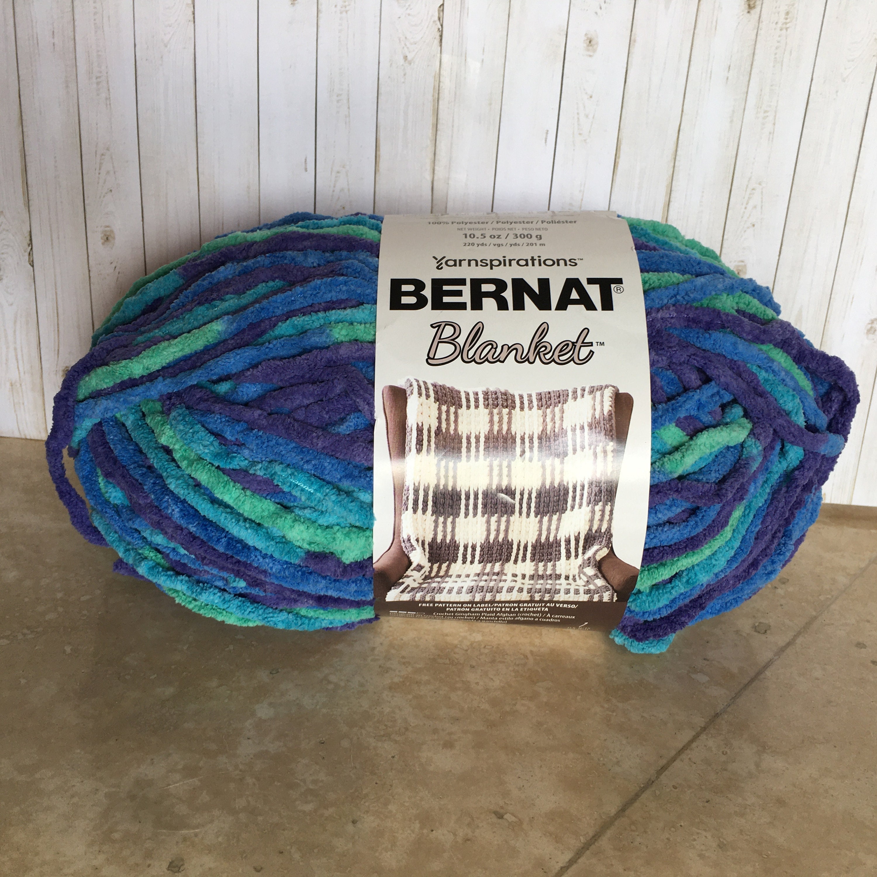 BERNAT BLANKET Yarn Ocean Shades 1 Available 10.5oz/300g Etsy