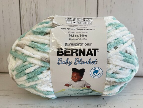 Bernat Baby Blanket Yarn (300g/10.5 oz) Seafoam