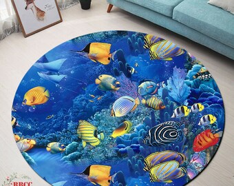 Ocean Area Rug Etsy